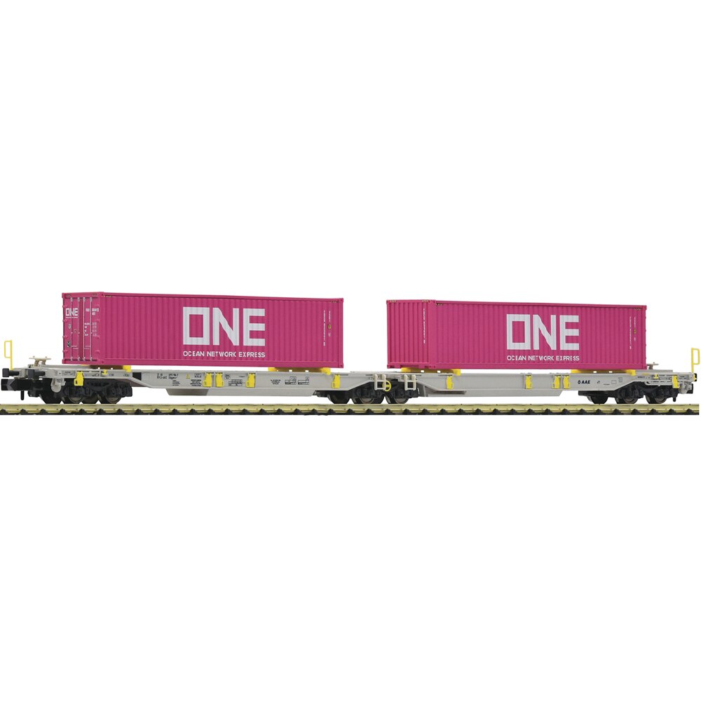 Vagon Dublu Articulat de Transport Semiremorci T2000 One, scara N