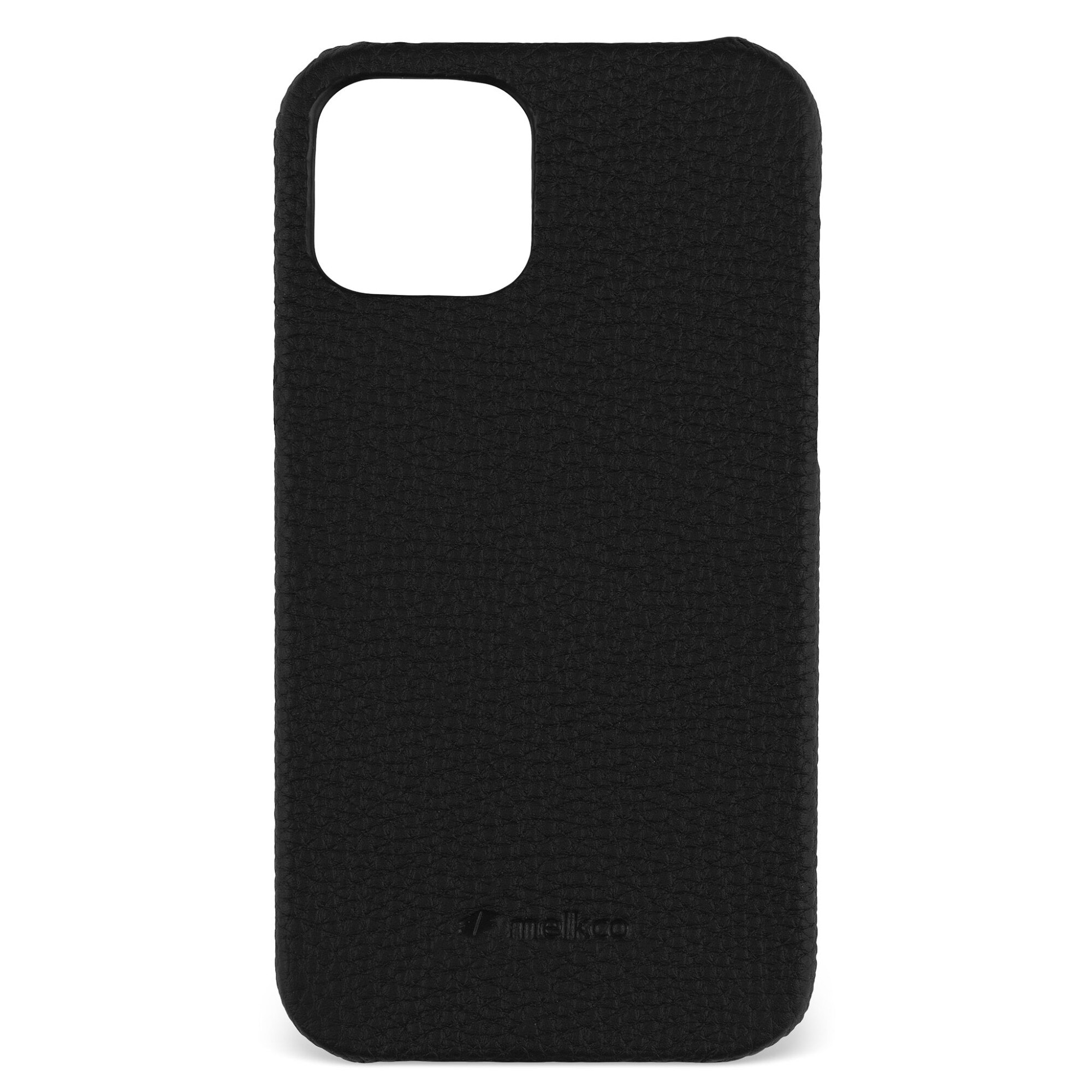 Husa din piele Melkco pentru iPhone 12 Mini, Black