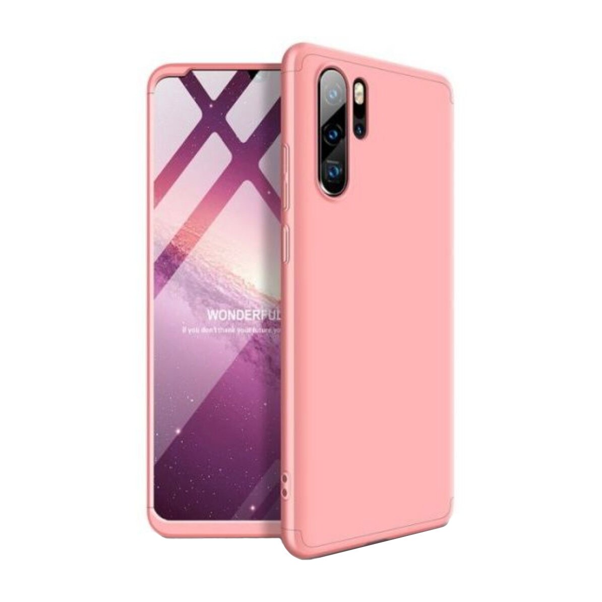 Husa 360 pentru Galaxy Note 10 Plus, Rose Gold