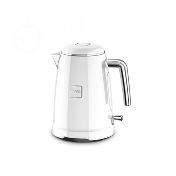 Fierbator electric Novis, Kettle K1, filtru anti-calcar incorporat, incalzire rapida, capacitate 1.6 l, putere 2400 W, design elegant, alb Fierbator electric Novis, Kettle K1, filtru anti-calcar incorporat, incalzire rapida, capacitate 1.6 l, putere 2400 W, design elegant, alb