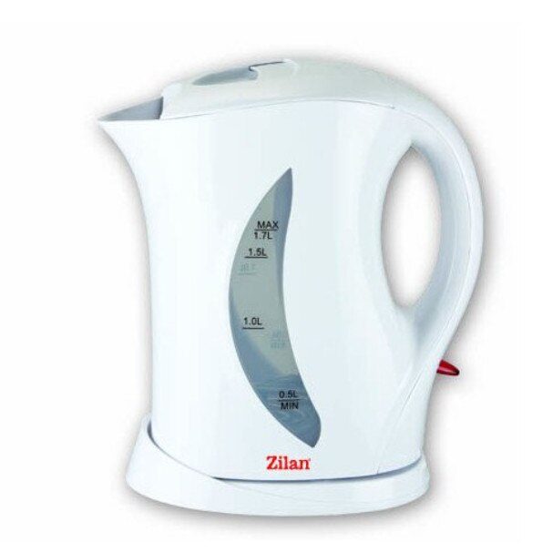 Cana Electrica, Capacitate 1.7L, Putere 2200W, Plastic, Oprire Automata, Indicator nivel apa, Indicator Luminos, Alb