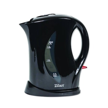 Cana Electrica, Capacitate 1.7L, Putere: 2200W, Plastic, Oprire Automata, Indicator nivel apa, Indicator Luminos, Negru Cana Electrica, Capacitate 1.7L, Putere: 2200W, Plastic, Oprire Automata, Indicator nivel apa, Indicator Luminos, Negru