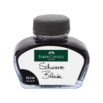 Calimara cu Cerneala Faber-Castell, Neagra, 62,5 ml Calimara cu Cerneala Faber-Castell, Neagra, 62,5 ml