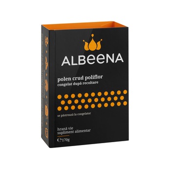 Polen crud poliflor, congelat, Albeena, 170 g Polen crud poliflor, congelat, Albeena, 170 g