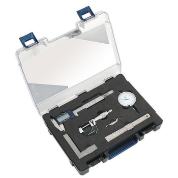 Set dispozitive de masurare, 5 piese, Sealey Set dispozitive de masurare, 5 piese, Sealey