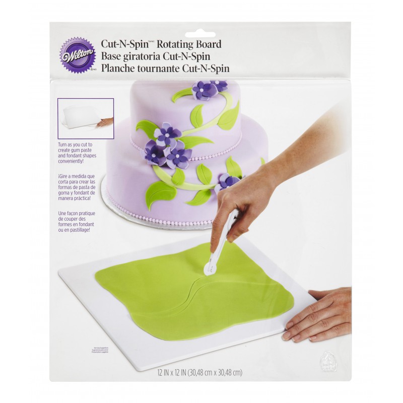 Masuta rotativa pentru modelarea fondantului, 30 x 30 cm, Wilton
