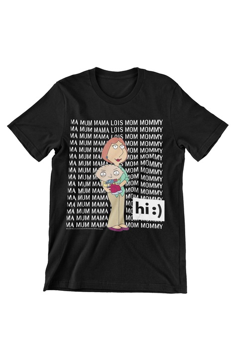 Tricou Femei, Family Guy, Ma Mum Mama, negru, M