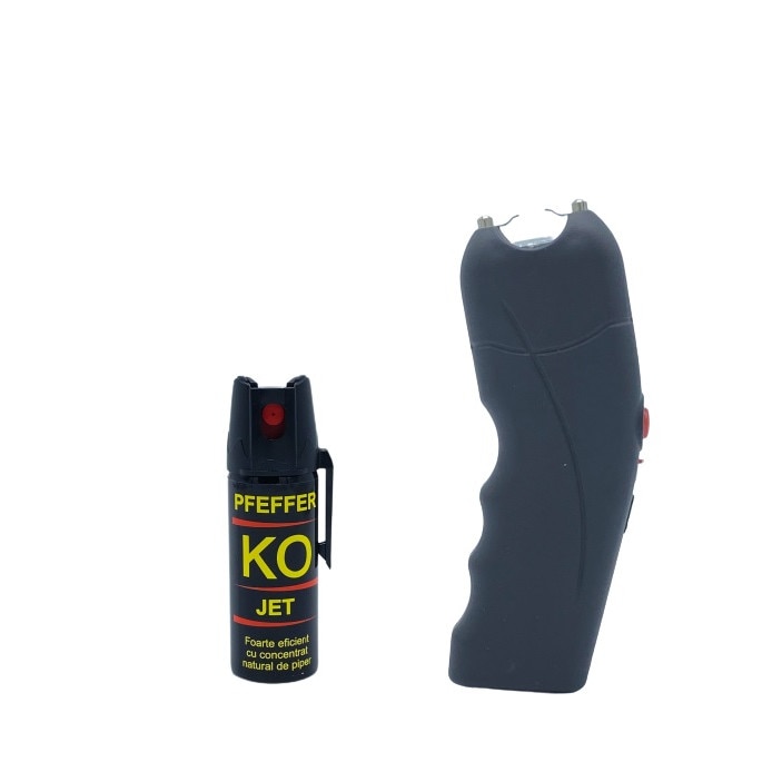 Set format din Electrosoc 309 si spray Ko, cu jet pentru autoaprare Dgm