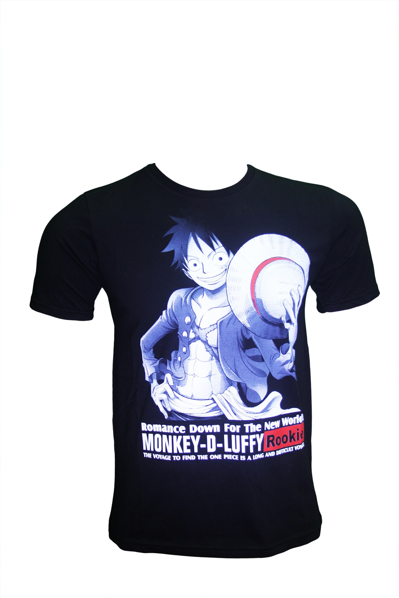 Tricou anime Monkey d luffy Rookie, Negru