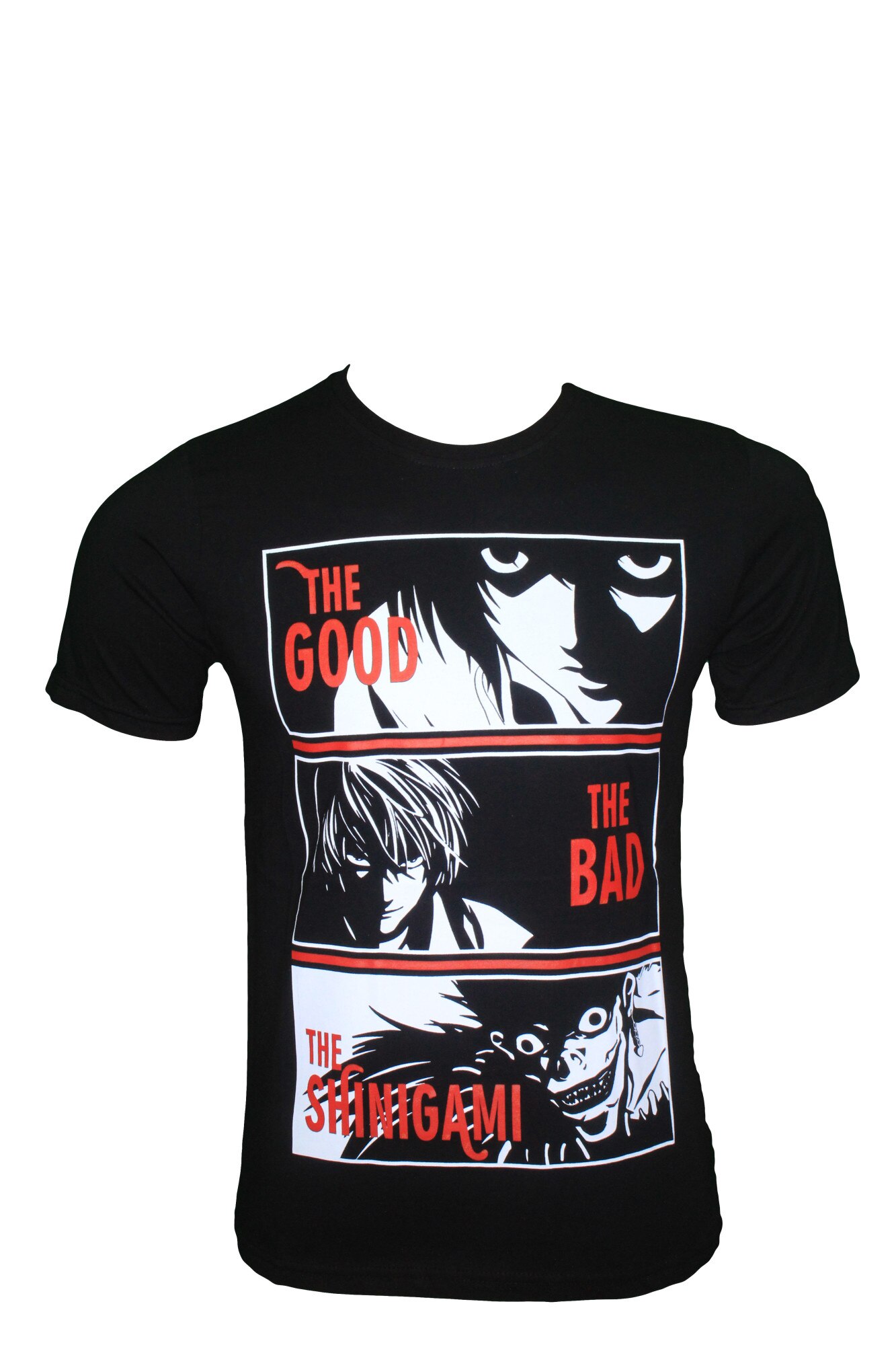 Tricou ,anime The Good,The Bad,The Shinigami, Negru
