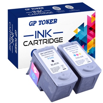 Cartus de cerneala, GP Toner, Compatibil cu Canon PG-40 + CL-41 Pixma iP1800 iP1900 MP140 MP190 MP210 MP220, Multicolor Cartus de cerneala, GP Toner, Compatibil cu Canon PG-40 + CL-41 Pixma iP1800 iP1900 MP140 MP190 MP210 MP220, Multicolor