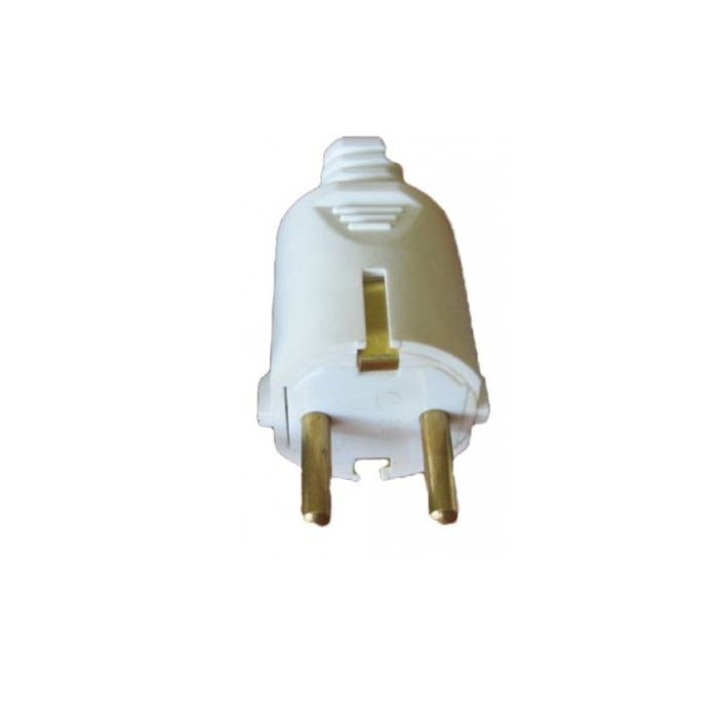 Щепсел за контакт, Шуко, Гумиран, 220VAC, 16A