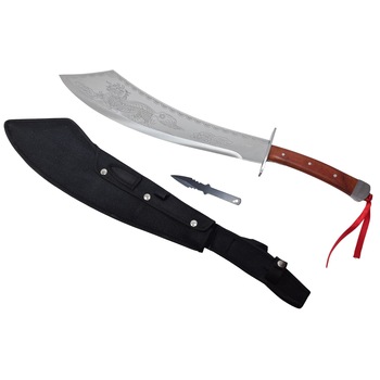 Maceta, otel inoxidabil, Breath of the Dragon, 65 cm, cutit de aruncat inclus Maceta, otel inoxidabil, Breath of the Dragon, 65 cm, cutit de aruncat inclus
