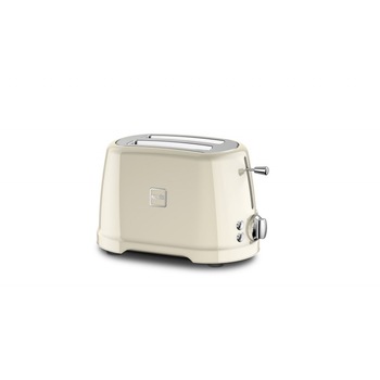 Prajitor de paine Novis, Toaster T2, capacitate 2 felii, sistem extra-lift, putere 900 W, centrare automata, 7 trepte de incalzire, design elegant, crem Prajitor de paine Novis, Toaster T2, capacitate 2 felii, sistem extra-lift, putere 900 W, centrare automata, 7 trepte de incalzire, design elegant, crem