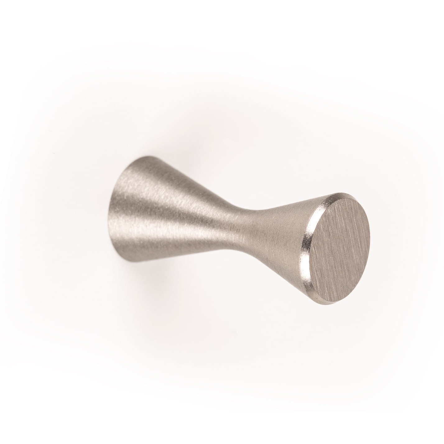 Buton pentru mobila Diabolo, finisaj otel inoxidabil, D13.5 mm