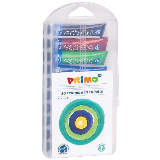 Tempera Primo, 12ml/tub, 10 culori/set