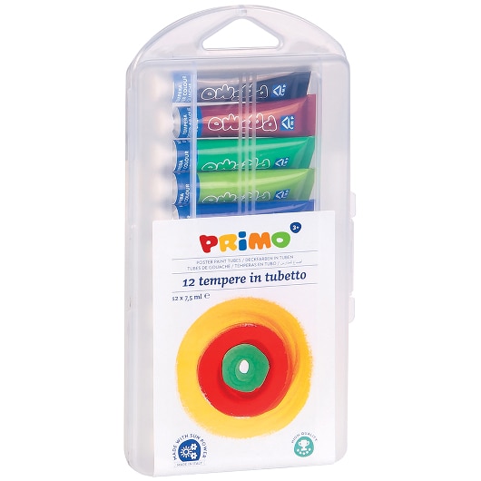 Tempera Primo, 7.5ml/tub, 12 buc/set
