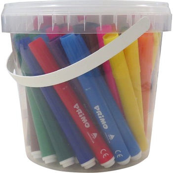 Markere pentru copii Primo, 36 buc permanente, 36 buc lavabile Markere pentru copii Primo, 36 buc permanente, 36 buc lavabile