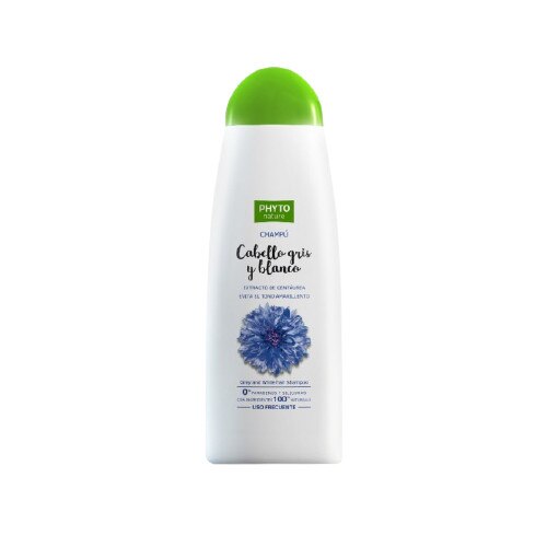 Sampon Phyto Nature, Gray & White Hair, 400 ml