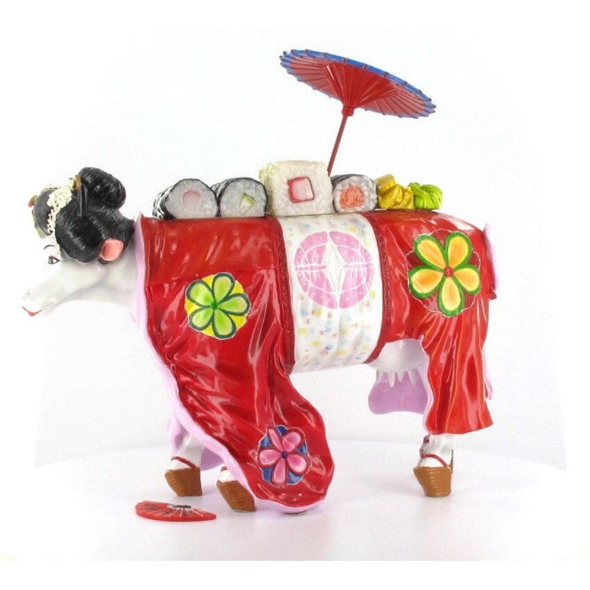 Vacuta Decorativa, Din Rasina, Gheisa