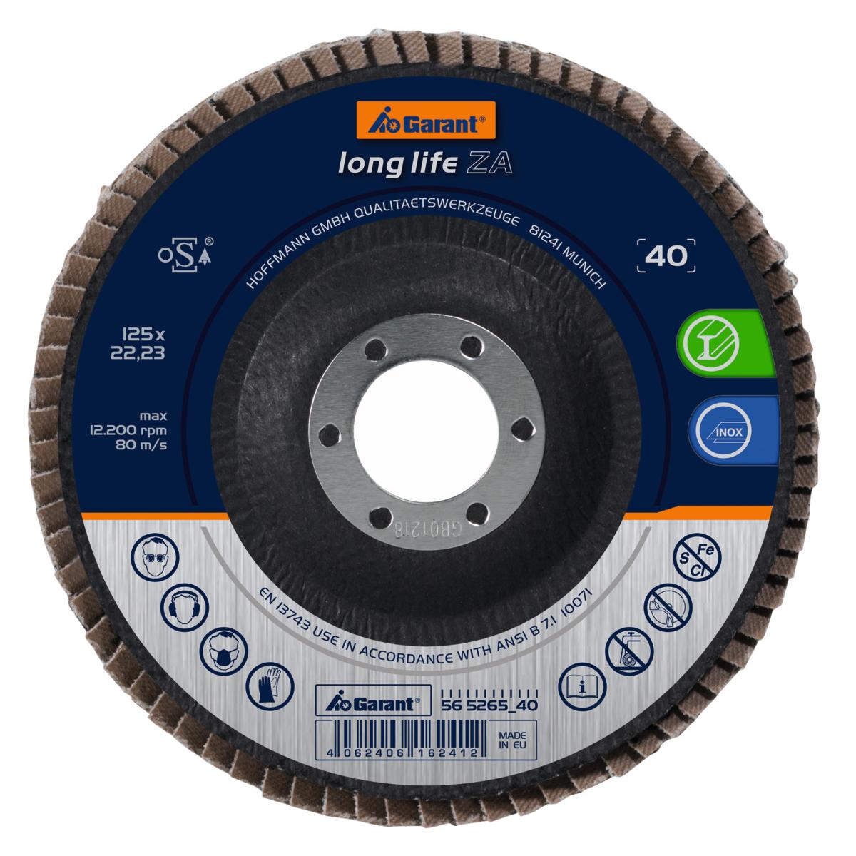 Disc de slefuire in evantai long life ZA conic 80