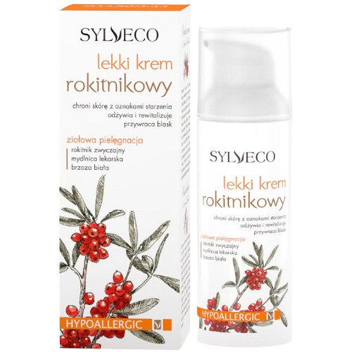 Crema pentru fata, Sylveco, cu catina, 50 ml