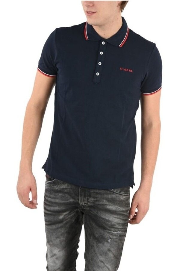 Tricou Polo Barbati Diesel T-Randy-Broken Polo 00SI290MXZA81E, Albastru