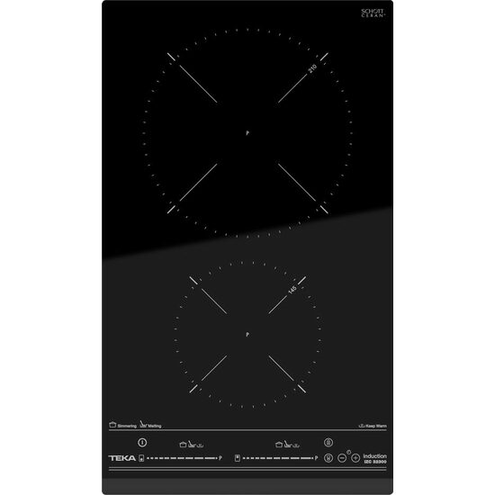 Plita Incorporabila Teka IZC 32300 DMS, Inductie, 2 zone de gatit, 30 cm, Negru