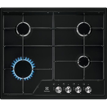 Plita Incorporabila Electrolux EGS6424K, Gaz, 4 zone de gatit, 60 cm, Negru Plita Incorporabila Electrolux EGS6424K, Gaz, 4 zone de gatit, 60 cm, Negru