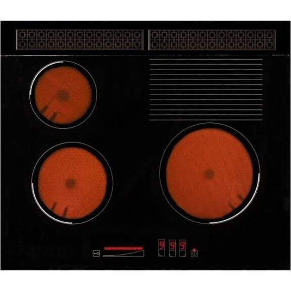 Plita Incorporabila Solgaz GPC-3T, Gaz, 4 zone de gatit, 49.5 cm, Negru