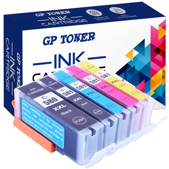 Set 5 cartuse cerneala, GP Toner, XXL Compatibil cu Canon Pixma TS6150 TS6151 TR7550 TS705 TS6250 TS6521 TS6350, Multicolor Set 5 cartuse cerneala, GP Toner, XXL Compatibil cu Canon Pixma TS6150 TS6151 TR7550 TS705 TS6250 TS6521 TS6350, Multicolor