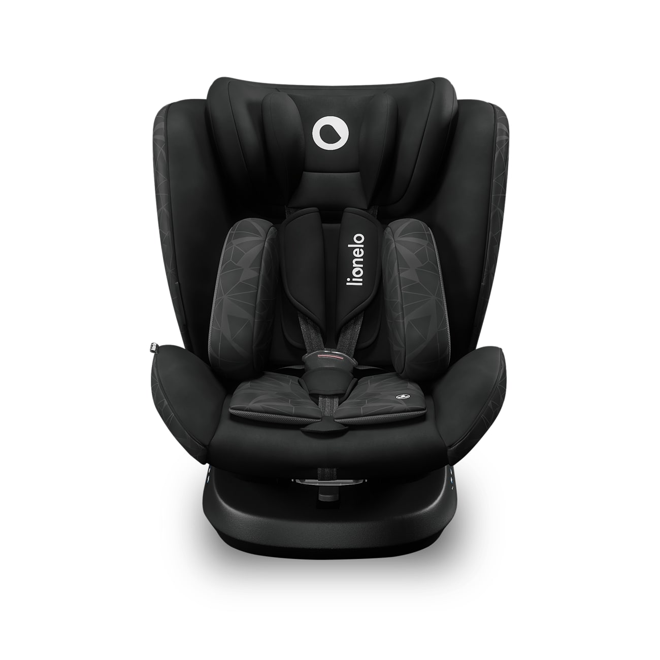 Scaun auto, Lionelo, Bastiaan One, rotativ 360 grade, Isofix, Top Tether, 0-36 kg, Black Onyx