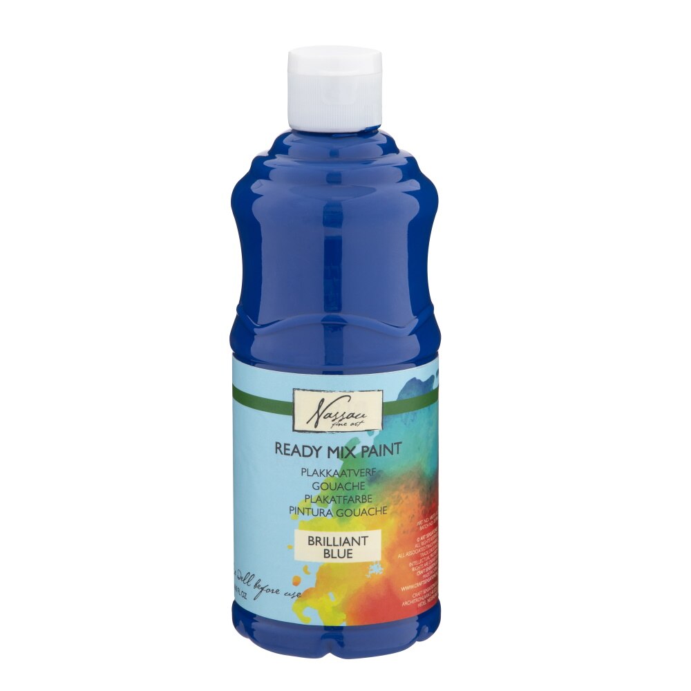 Culori tempera gouache Nassau Fine Art 500 ml albastru