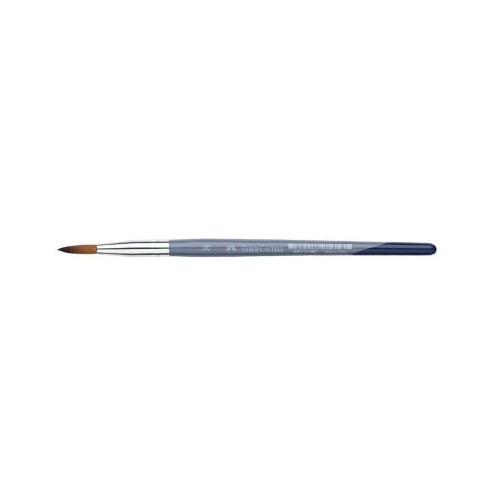 Pensula Par Sintetic Faber-Castell Creative Studio, Numarul 8, Varf Rotund