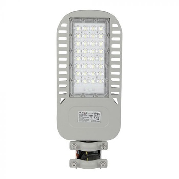 Lampa LED iluminat stradal V-TAC 959, Slim, 50W, 6000 lm, temperatura lumina rece (6400K), IP65, Aluminiu Lampa LED iluminat stradal V-TAC 959, Slim, 50W, 6000 lm, temperatura lumina rece (6400K), IP65, Aluminiu