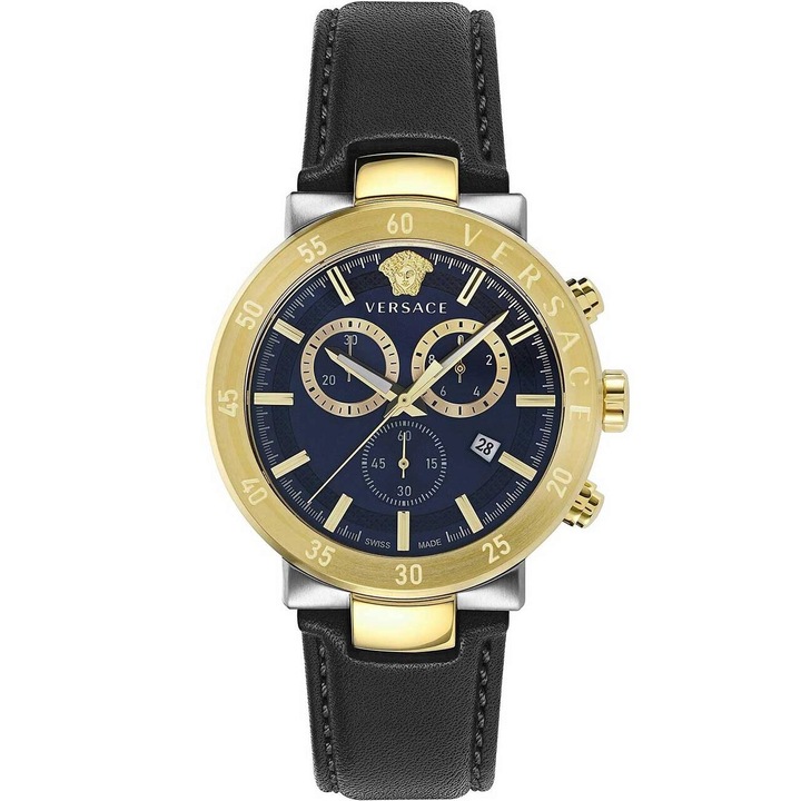 Versace VEPY00320, Kvarc, 44mm, 5ATM Férfi karóra