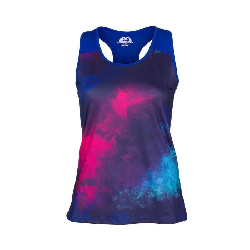 Tricou femei NORTHFINDER Delopa TR-4541SP, Albastru, L
