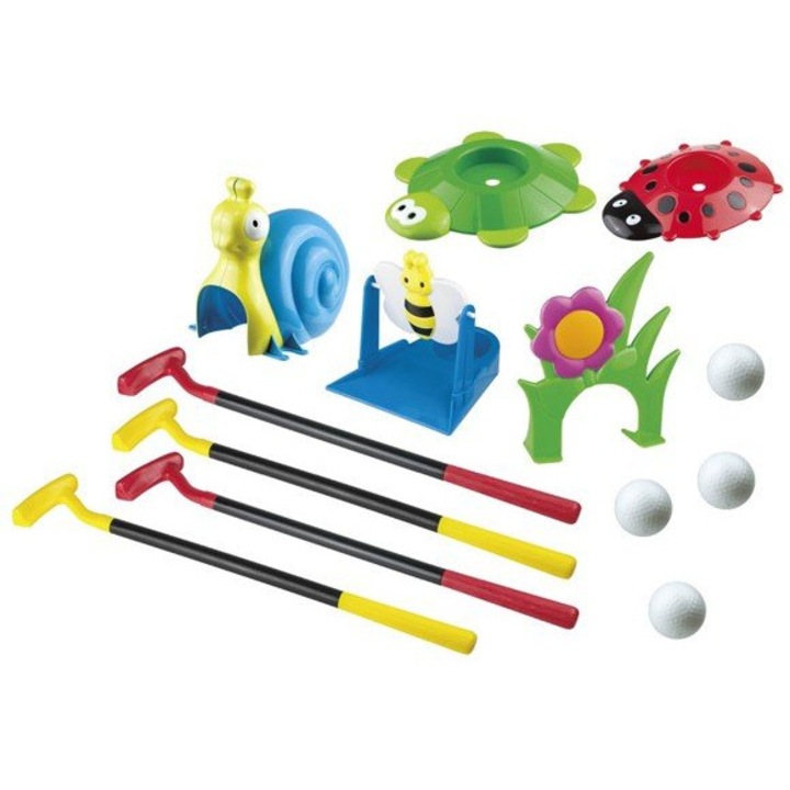 Set de golf pentru copii, Amo Toys, multicolor