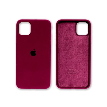 Husa pentru Iphone 11, Silicon, Rose Red