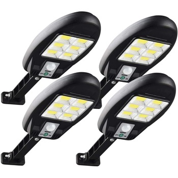 SET 4 lampi cu incarcare solara, 48 x LED COB, senzor de miscare, lumina, amurg KATHODE SET 4 lampi cu incarcare solara, 48 x LED COB, senzor de miscare, lumina, amurg KATHODE