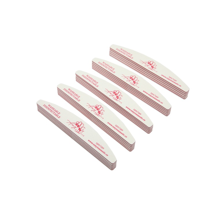 Set Pile Profesionale, Amy Cosmetic,semiluna,granulatie 150/150
