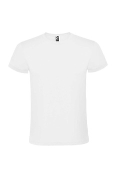Tricou uni simplu, bumbac 100%, Roly, model ATOM, Alb Tricou uni simplu, bumbac 100%, Roly, model ATOM, Alb