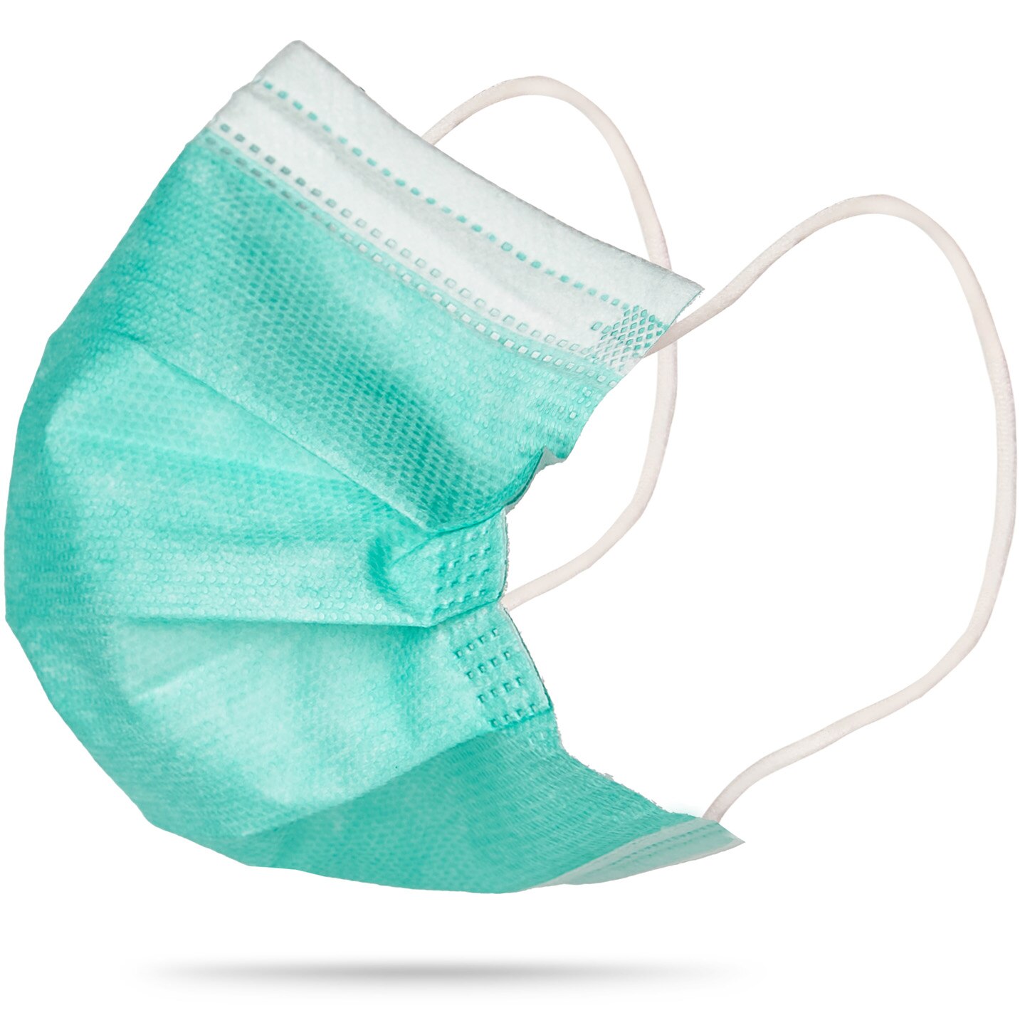 Set 50 bucati Masti faciale, medicale, de unica folosinta, nesterile, pentru adulti, Tip II, Verde