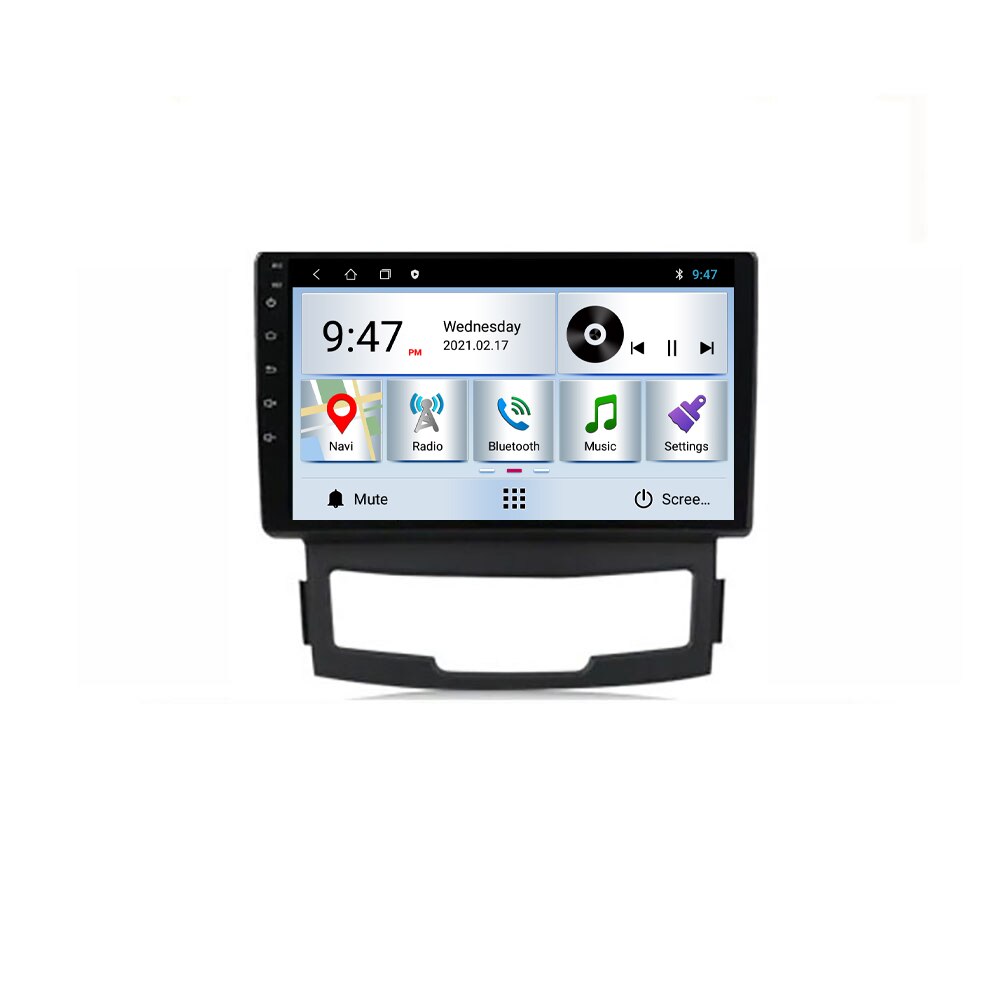 Navigatie dedicata Ssangyong Korando 2011-2013 Edotec, cu Android, Internet, Bluetooth, Radio , GPS, WIFI, procesor Quad Core, memorie 2GB si 32GB