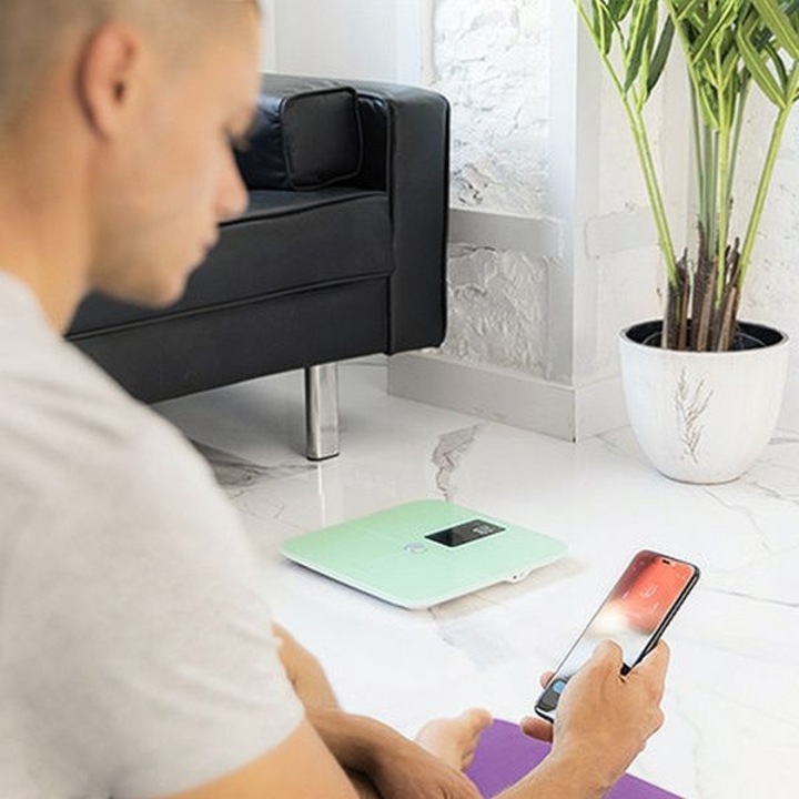 Кантар Cecotec Surface Precision 10400 Smart Healthy Vision, За баня, Зелен
