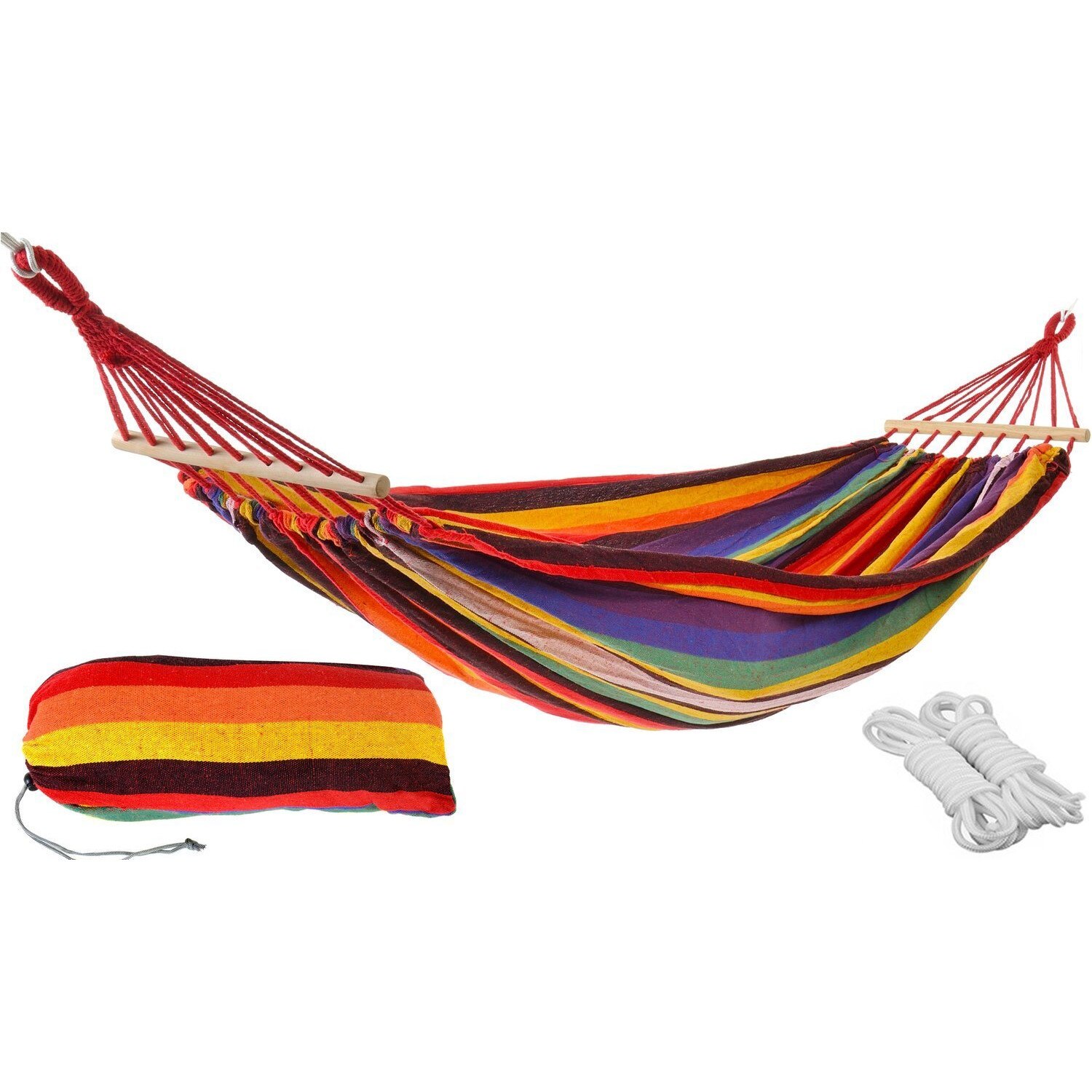 Hamac cu tesatura de bumbac 