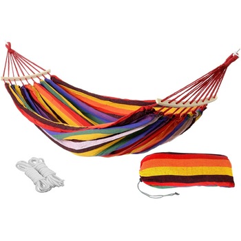 Hamac cu tesatura de bumbac  Hamac cu tesatura de bumbac