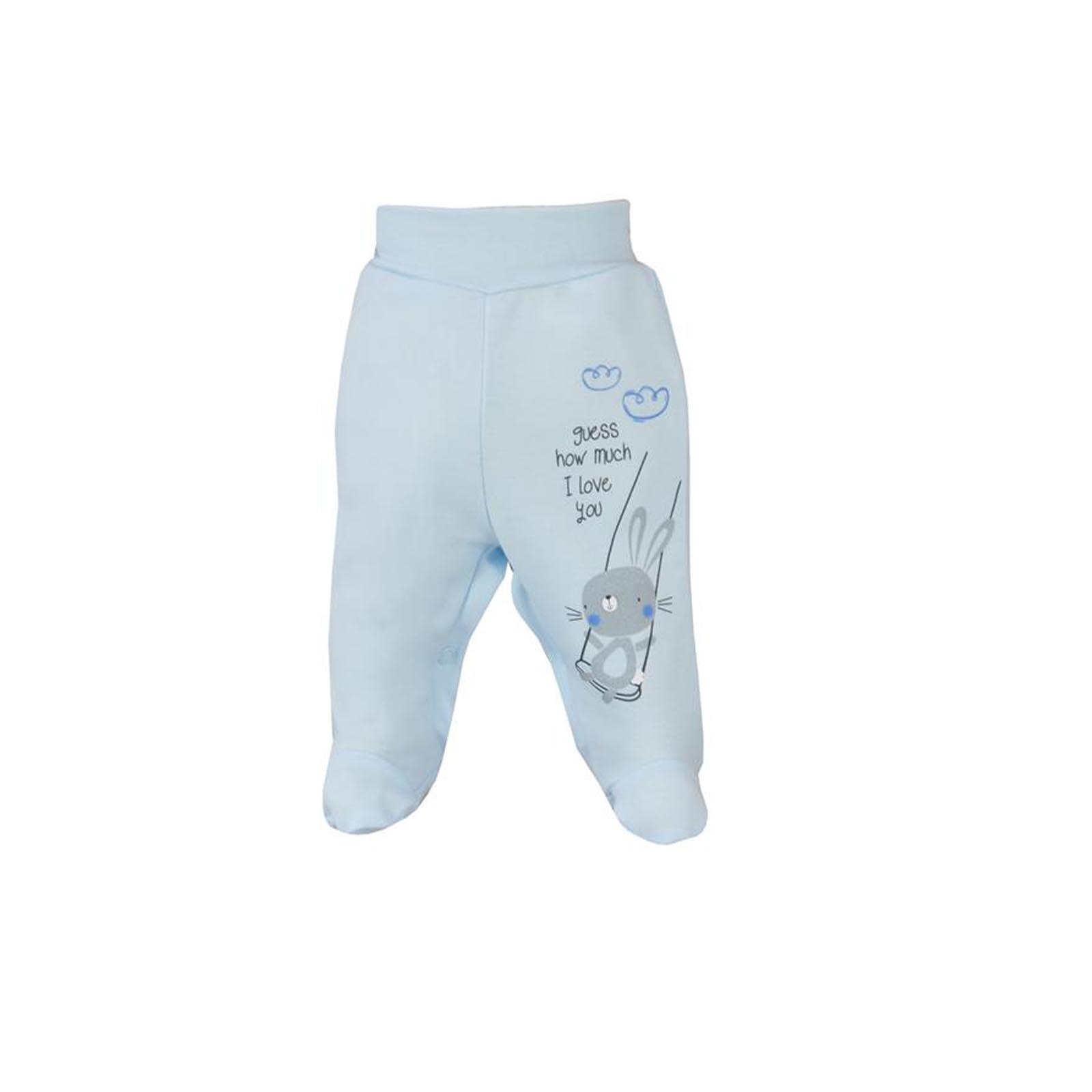 Pantaloni cu botosei pentru baieti Koala Hustawka 06-514A, Albastru, Albastru