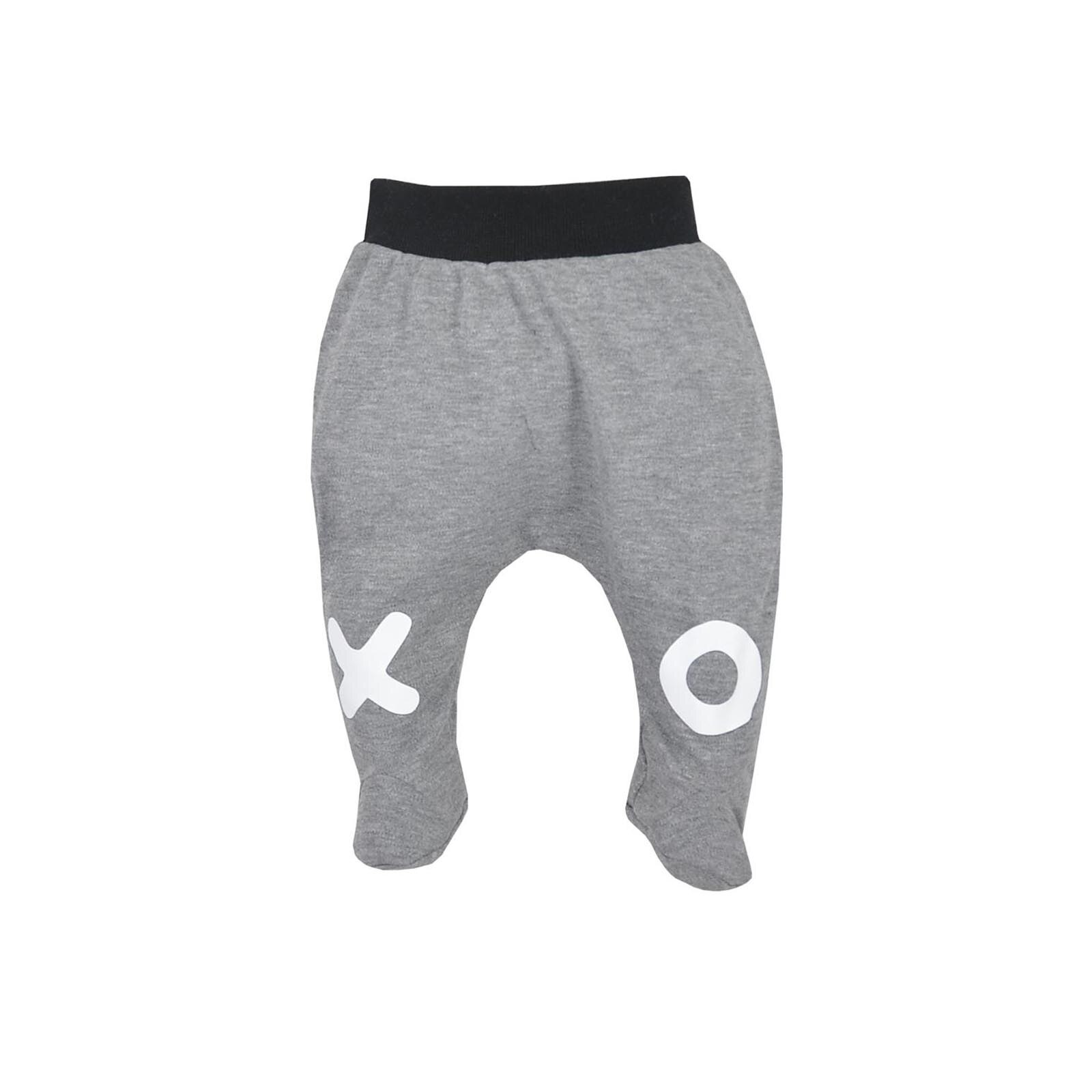 Pantaloni cu botosei pentru baieti Koala Panda Xo 08-048G, Gri, Gri