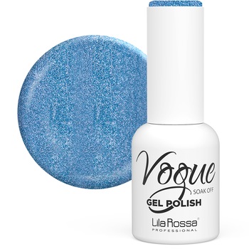 Oja Semipermanenta Lila Rossa, Vogue Mermaid Sand, nuanta 910, Blue, 10 ml Oja Semipermanenta Lila Rossa, Vogue Mermaid Sand, nuanta 910, Blue, 10 ml